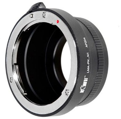 Adattatore Obiettivo per obiettivi Pentax su fotocamere Nikon 1