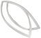 Bosch Neff Siemens Freezer Freezer Door Seal Gasket. Genuine part number 00215217