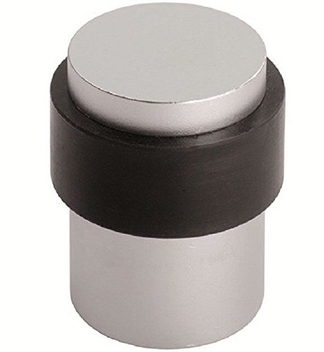 Stainless Steel ZAS85 Round Floor Mounted Door Stop 35mm Diameter (Satin Stainless Steel)
