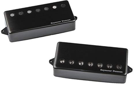 Seymour Duncan Jeff Loomis Blackouts - 7 String Set - Black