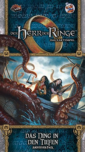 Asmodee | Fantasy Flight Games | Der Herr der Ringe: LCG – Das Ding in den Tiefen | Erweiterung | Kartenspiel | Deckbau | 2 Spieler | Ab 14+ Jahren | 30+ Minuten | Deutsch