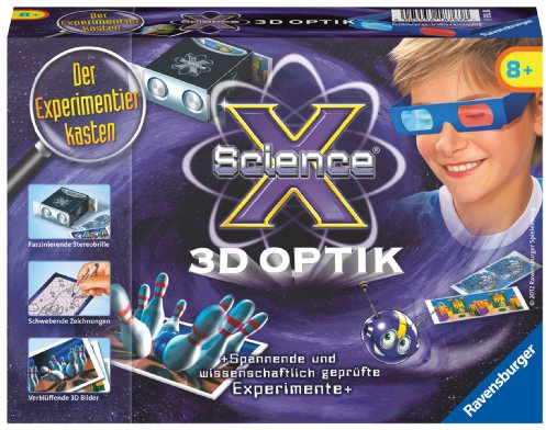 Ravensburger 18763 - ScienceX 3D Optik - Experimente
