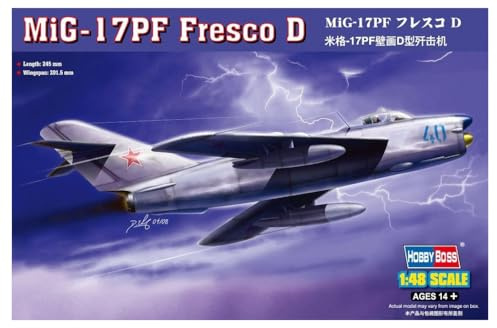 Hobbyboss 1:48 Scale Mig-17PF Fresco D Assembly Kit