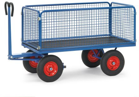 Fetra Transportgeräte mtmhj436 V Sackkarre Lüftungsgitter, 2350 mm Länge x 1050 mm Breite x 1190 mm Höhe