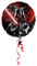 Amscan 2568501 - Ballon standard Star Wars, diamètre 43 cm, ballon hélium, anniversaire, décoration, Schwarz/Motiv