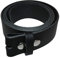 Freak Scene® 4cm breiter Ledergürtel für Gürtelschnallen, Farbe-Länge: schwarz-105