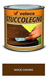 Veleca STUCCOLEGNO Noce Chiaro - gr. 250 - STUCCO IN PASTA PER LEGNO