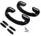 Ufixt 2 x Fits Lec, LG, Logik, Miele, Neff and New World Universal Black Plastic Fridge Freezer Door Grab Handle