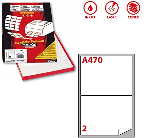 Fjodorowitsch Markin 210 A470 Etiketten weiß