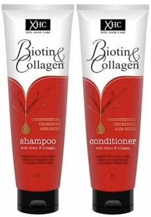 Biotin & Collagen Haarverdichtungs-Shampoo und Conditioner, Set, je 300 ml