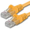 1aTTack.de 1x 1m Câble Réseau Cat6 Cat 6 - RJ45 Ethernet LAN DSL Routeur Modem - Jaune