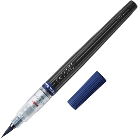 Pentel Art Brush Pen - Steel Blue