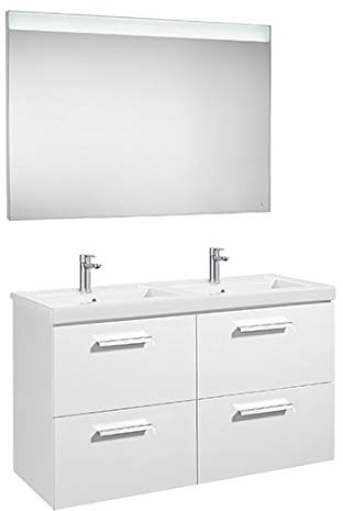 Roca a855941806 Pack ESP 4 C 1200 LED weiß glänzend (Victoria) Zubehör Badezimmer von bains-meuble-bain-meuble-prisma und Spiegel