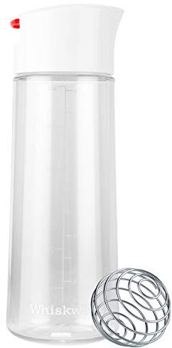 Whiskware Shaker à sauces | Mélangeur à vinaigrette |Le fouet BlenderBall | Tritan | 590ml
