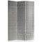 Feeby Paravent Glas Wasser 110x150 cm 3 Teilig Modern Design einseitig Raumteiler Wandschirme Foto Trennwand Raumtrenner Sichtschutz Spanische Wand auf Leinwand Bedruckt Abstrakt Grau
