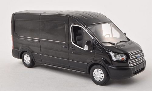 Ford Transit Kasten (V363), schwarz, 2015, Modellauto, Fertigmodell, Greenlight 1:43