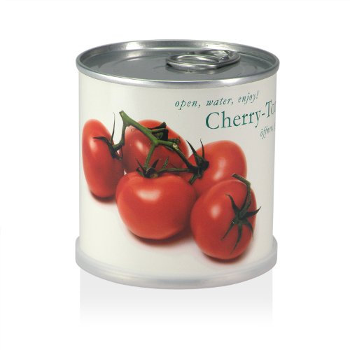 MacFlowers® Anzuchtset mit Cherry Tomate | Instant Gardening | Eine Sorte Samen in süßer Blumendose | Geschenkidee Dankeschön besonderes Geschenk