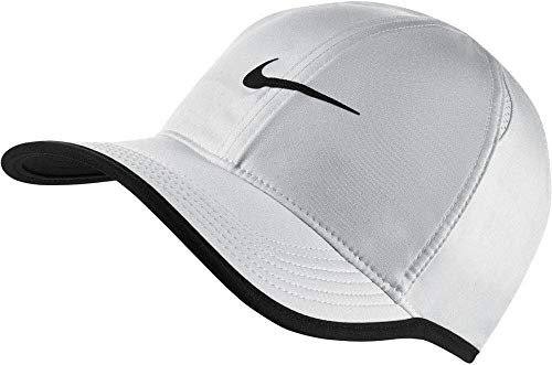 Nike Herren Cap Court Featherlight, White/Black, One Size, 679421-100