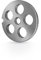 Wolfcut Inox Fleischwolfscheibe Gr. 5-13,0 mm Bohrungen – Kompatibel/Ersatz mit alle gängigen Fleischwölfe Größe 5 – z.B.: Bosch MUM4/MUM5 - Alexanderwerk Größe 5 – Jupiter Größe 5 und viele mehr.