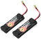 FLOUREON 7.2V 3000mAh NiMH 6 Cell Rechargeable RC Battery with Tamiya Plug for Popular Standard RC Cars including Traxxas, LOSI, Associated, HPI, Tamiya, Kyosho (2pack)