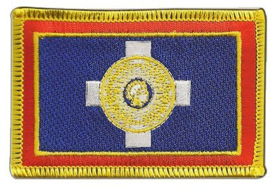 Flaggenfritze Flaggen Aufnäher Griechenland Athen Fahne Patch + gratis Aufkleber