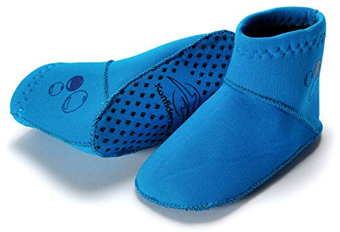 Konfidence Paddlers Baby Pool Socks - Nautical Blue (6-12 Months)