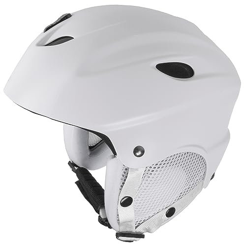 Ventura Casco da sci Universal, Bianco, L (58-61 cm)