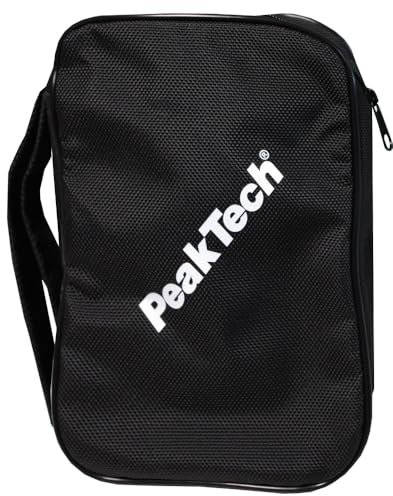 PeakTech Universal-Bereitschaftstasche aus stabilem Stoff mit Tragegriff und Reißverschluss, 150 x 230 x 70 mm, 1 Stück, Tasche 5