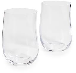 Georg Jensen GJ 170087 Gläserset, 0,35 L, 2 Stück, Glas, transparent, 11 x 22 x 15,5 cm