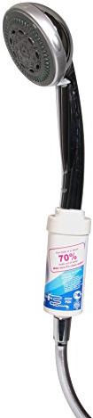 Aqmos Wasserfilter, Duschfilter, Showerfilter Fit Aqua Badfilter KDF Chlor Reisefilter