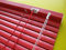 Unbekannt Alu Jalousie Rot - Breite 50 bis 240 cm - Höhe 130/160 / 220 cm - Tür Fenster Rollo Jalousette Aluminium Fensterjalousie Lamellen Metall (240 x 160 cm)