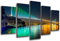 Wandbild - Bild Bridge Night ESTAMBUL, 165 x 62 cm, Holzdruck - XXL Format - Kunstdruck, 26323