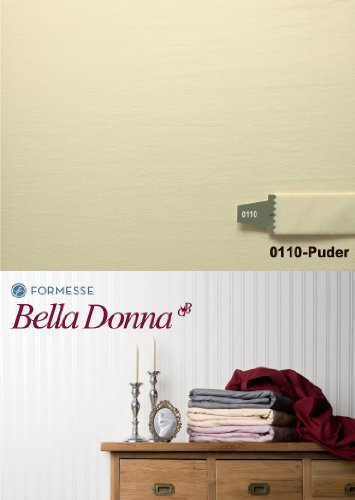 Bella Donna Jersey Spannbettlaken 140/200 - 160/220 (0110) Puder