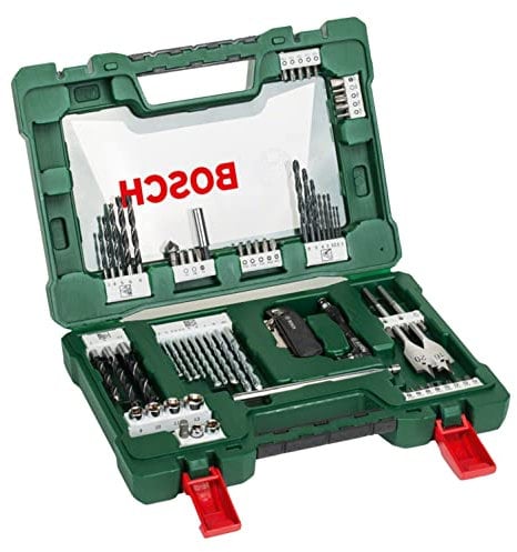 Bosch Maletín de 68 V-Line unidades para taladrar y atornillar (para madera, piedra y metal, Accesorios herramientas de perforación y atornillado)