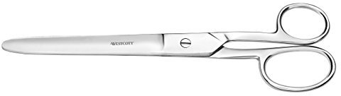 Westcott E-30882 00 Ganzstahl-Schere Steel runde Spitze, 20,3 cm