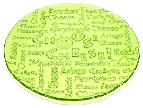 IVV I Choose Cheese Teller, Glas, grün