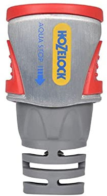 Hozelock - Raccord d'arrêt d'eau AquaStop Pro métal pour tuyaux de 12,5 à 15mm 2035P0000