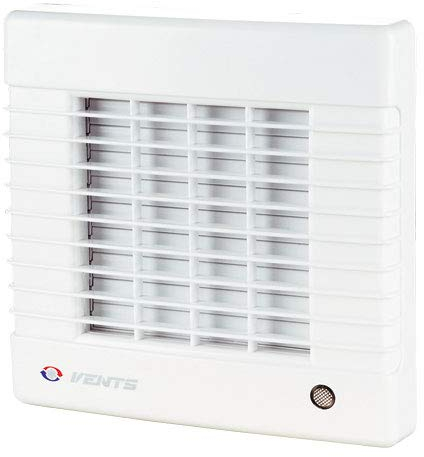 Haus-/Badlüfter mit automatischer Jalousie - Ø100mm, Timer, Kugellager, leistungsverstärkt(9239)