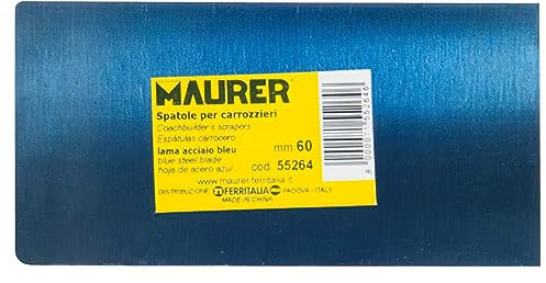 MAURER 2170010 Spatola da carrozziere Professionale Maurer-50 mm, Blu