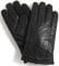 Schwarze Luxus-Herren-Handschuhe aus echtem Leder mit Schaffell-Wollfutter. SNUGRUGS, Schwarz , X-Large (10)