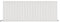 iBathUK Apex Horizontal Radiator, Single Flat Panel Radiators, 600x1596mm Slim Radiator for Bathroom,Kitchen,Living Room - White