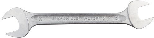 STAHLWILLE Nr. 10 l Maulschlüssel 22 x 24 mm l Länge 253 mm l Extrem belastbar l Schraubenschlüssel Made in Germany