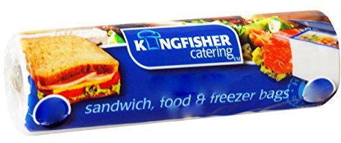 Kingfisher 200 LARGE FREEZER BAGS ON ROLL FOR CATERING & KITCHEN FOOD, FRIDGE FRESH