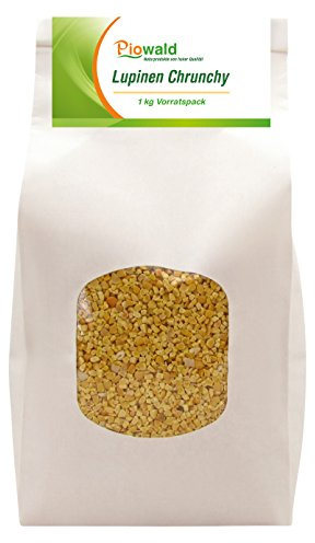 Piowald Lupinen Chrunchy - 1 kg Vorratspack, Lupinenschrot