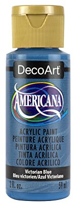 DecoArt Americana Acrylic Multi-Purpose Paint, Victorian Blue