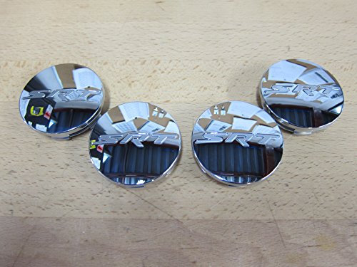 Dodge Challenger Charger Jeep Grand Cherokee Chrom SRT Nabenkappen 4 Stück OEM