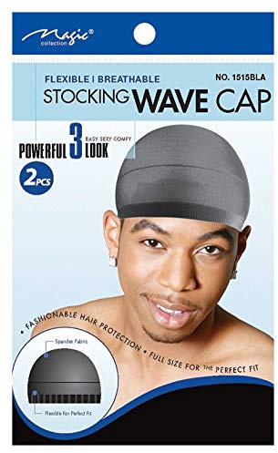 Magic Collection Pack of 2 Black Hats for Waves, 2 Units, Pack of 1