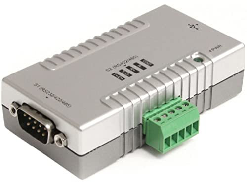 StarTech.com USB to Serial Adapter - 2 Port - RS232 RS422 RS485 - COM Port Retention - FTDI USB to Serial Adapter - USB Serial (ICUSB2324852)