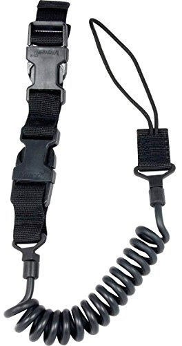 VIPER SPECIAL OPS LANYARD PISTOL LANYARD BLACK BUNGEE QUICK RELEASE