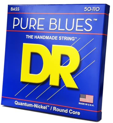 DR Strings Pure Blues Bass Heavy